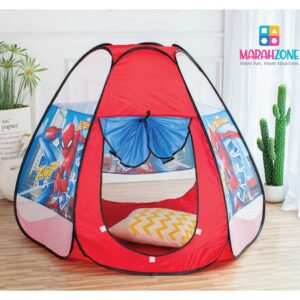 Children's tent in the shape of Spider-Man